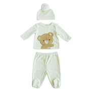Conjunto abrigo + Gorro P/ Bebe