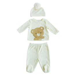 Conjunto abrigo + Gorro P/ Bebe