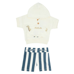 Sudadera con Capa+ Pantalon Corto