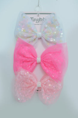 Lazos para niñas  3Pzs